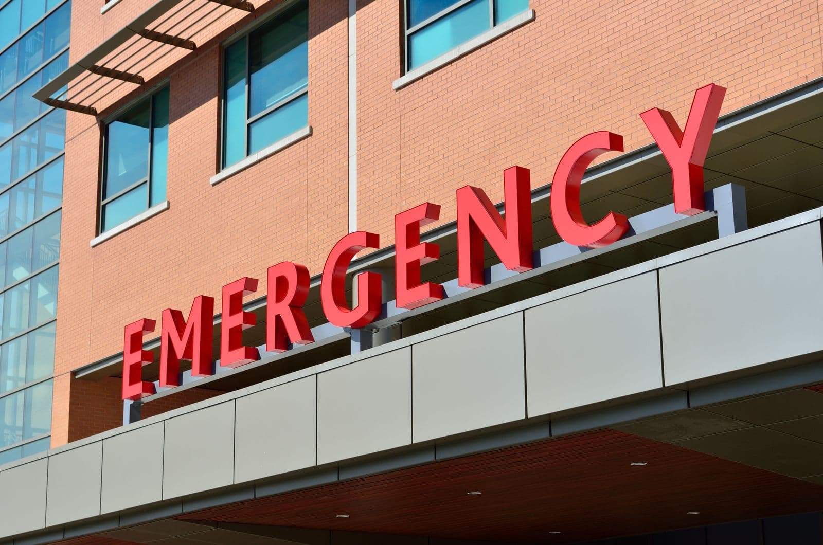A modern hospital building